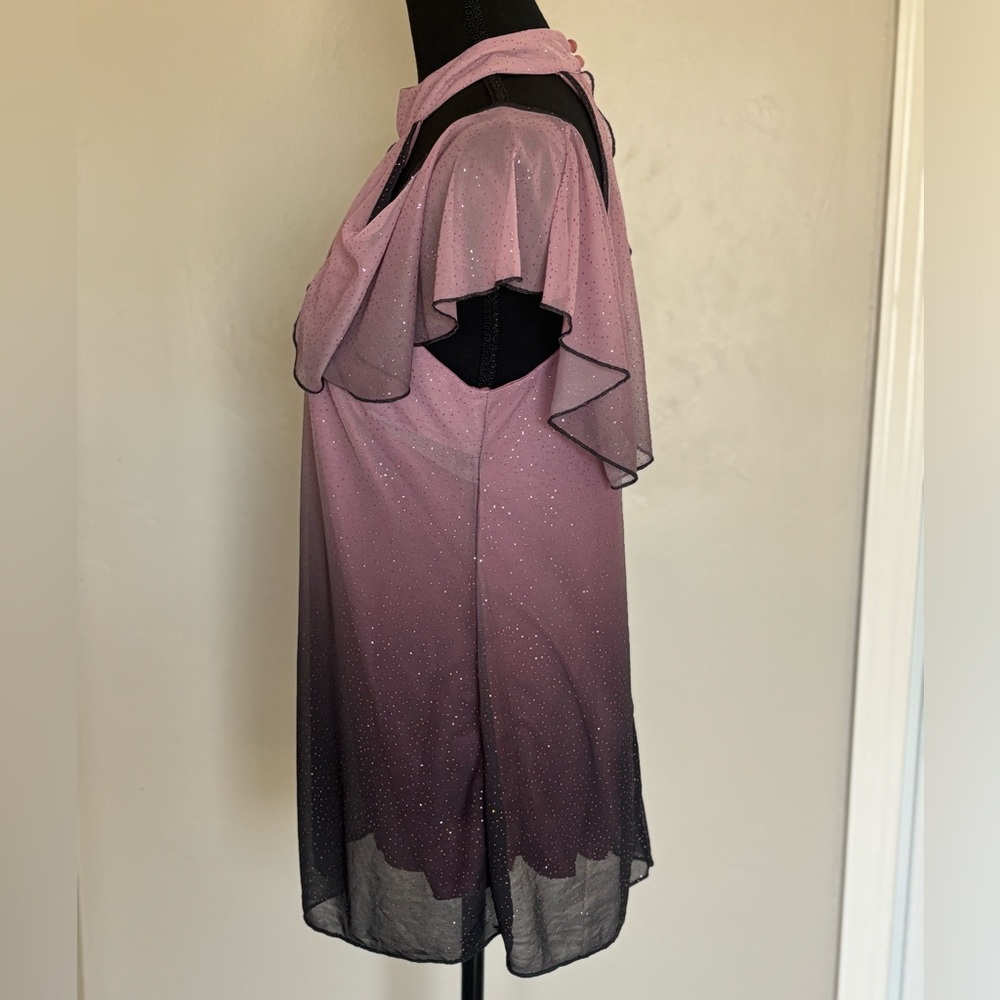Venus Pink Ruffled Top - Picture 2 of 10